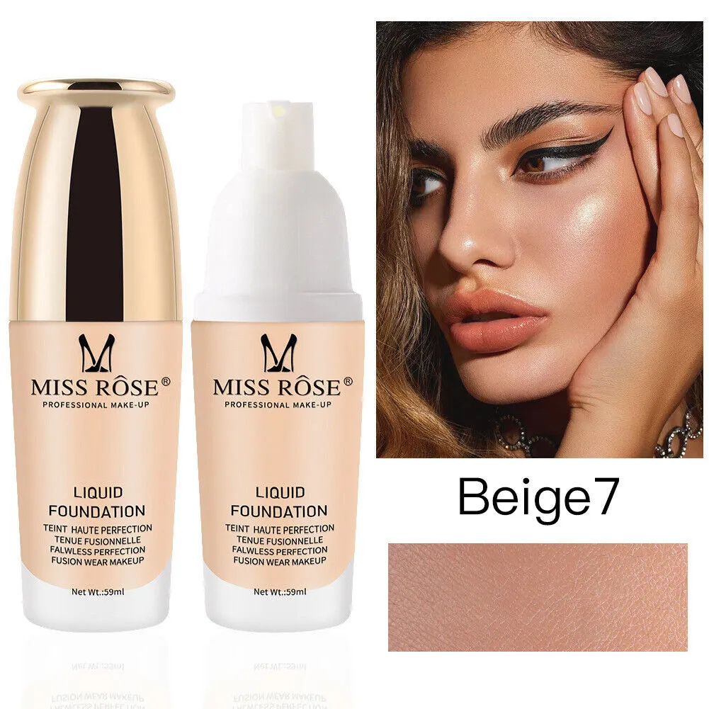 MISS ROSE PROFESSIONAL MAKEUP NATURAL MOISTURIZING FOUNDATION 50ML