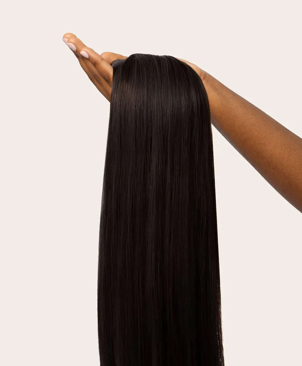 Natural Black, 20" Classic Clip-In Hair Extensions, 1B | 220g