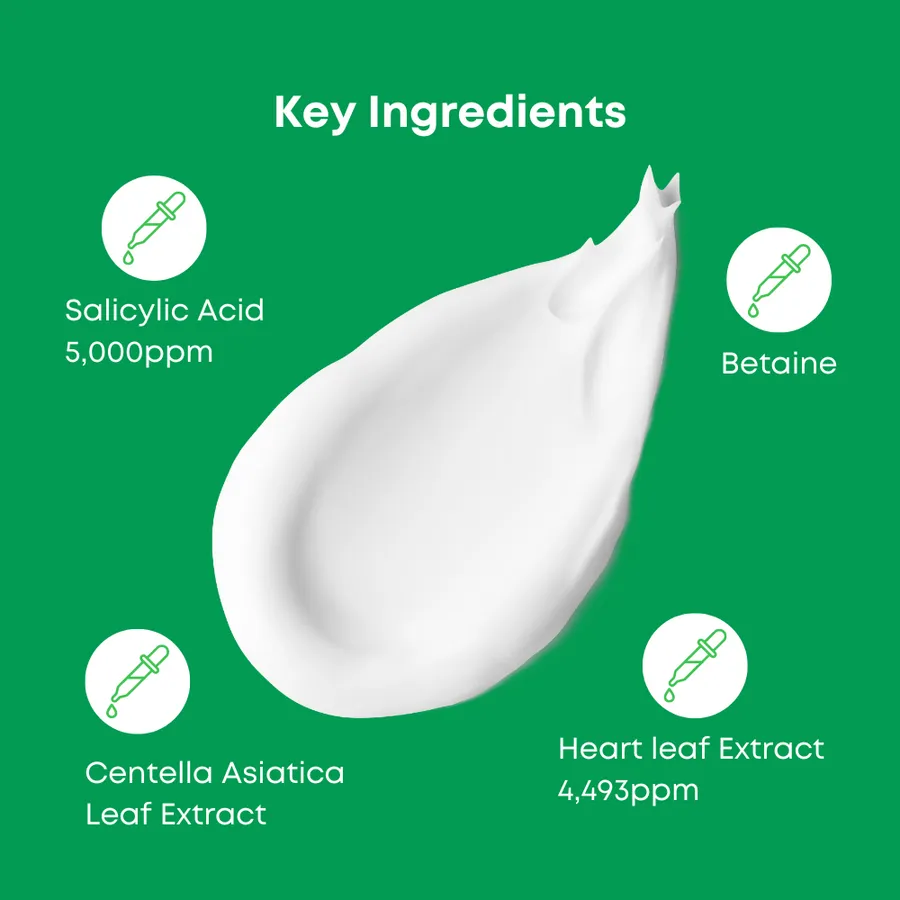 NINELESS A-CONTROL HEARTLEAF & BHA FOAM CLEANSER 120ML