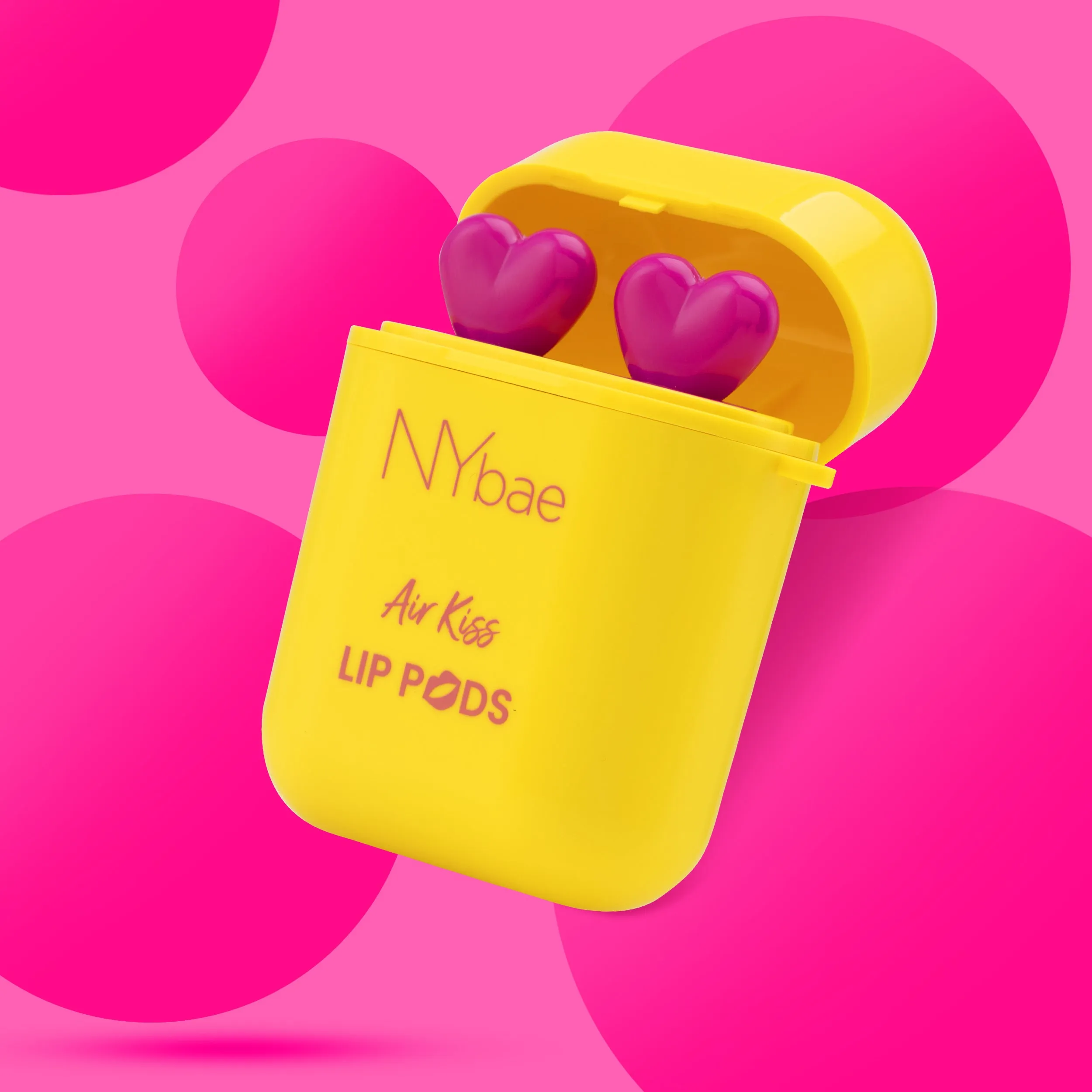 NY Bae Air Kiss Lip Pods - Mauve Move 07 (2.4g)| Creamy Matte Lipstick | Mauve & Pink Lipstick | Long Lasting | Lip & Cheek Stain | Moisturising | Airpods Case | Travel Kit