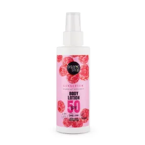 Organic Shop Raspberry Sunscreen Body Lotion SPF 50 50ml