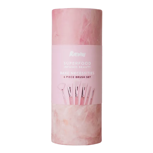 Raww Bare Essentials Make Up Brush Set - 6 piece