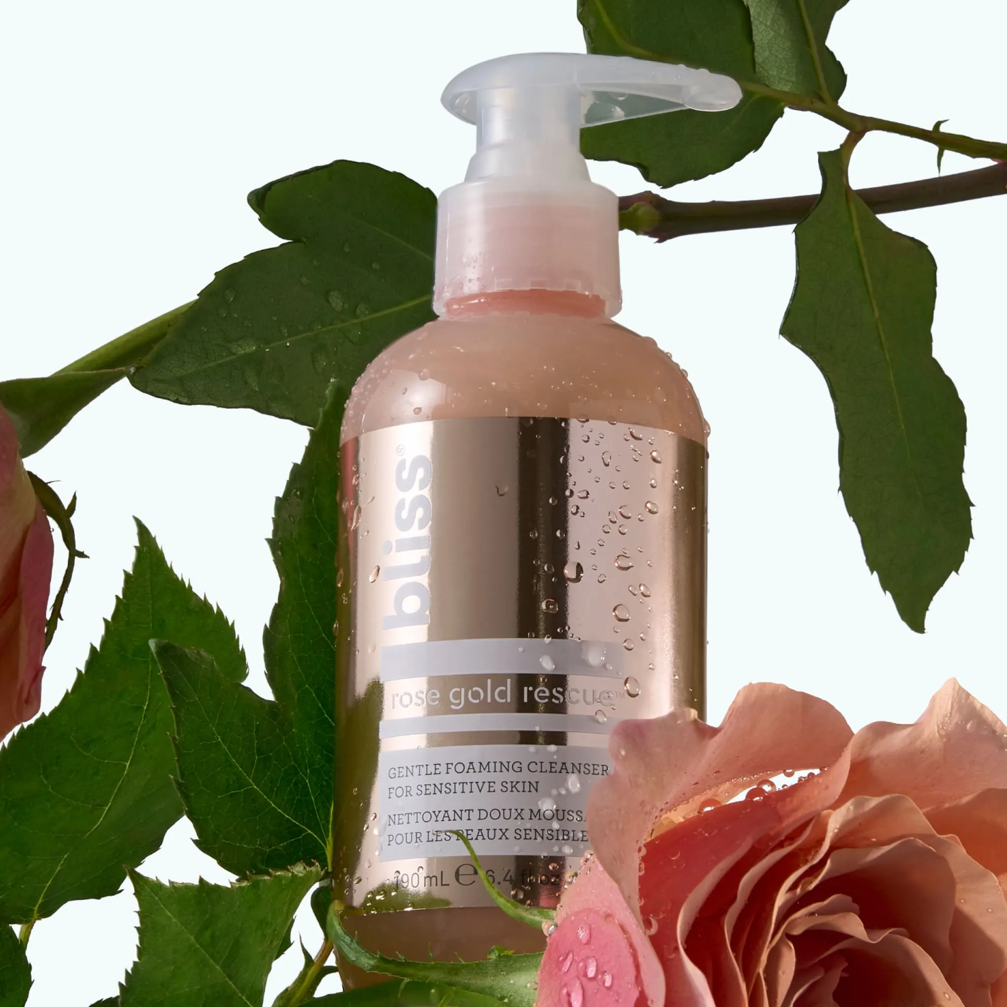 Rose Gold Rescue Gentle Foaming Cleanser for Sensitive Skin