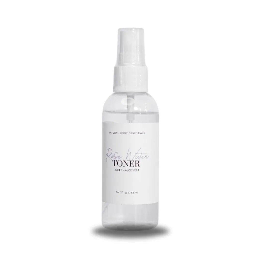 Rose Water Toner & Timeless Green Tea Serum - Face Care DUO