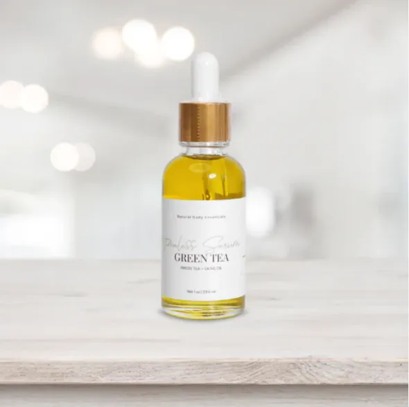 Rose Water Toner & Timeless Green Tea Serum - Face Care DUO