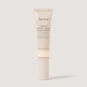 Simply Sheer Daily Sunscreen SPF 40 - Glow Booster