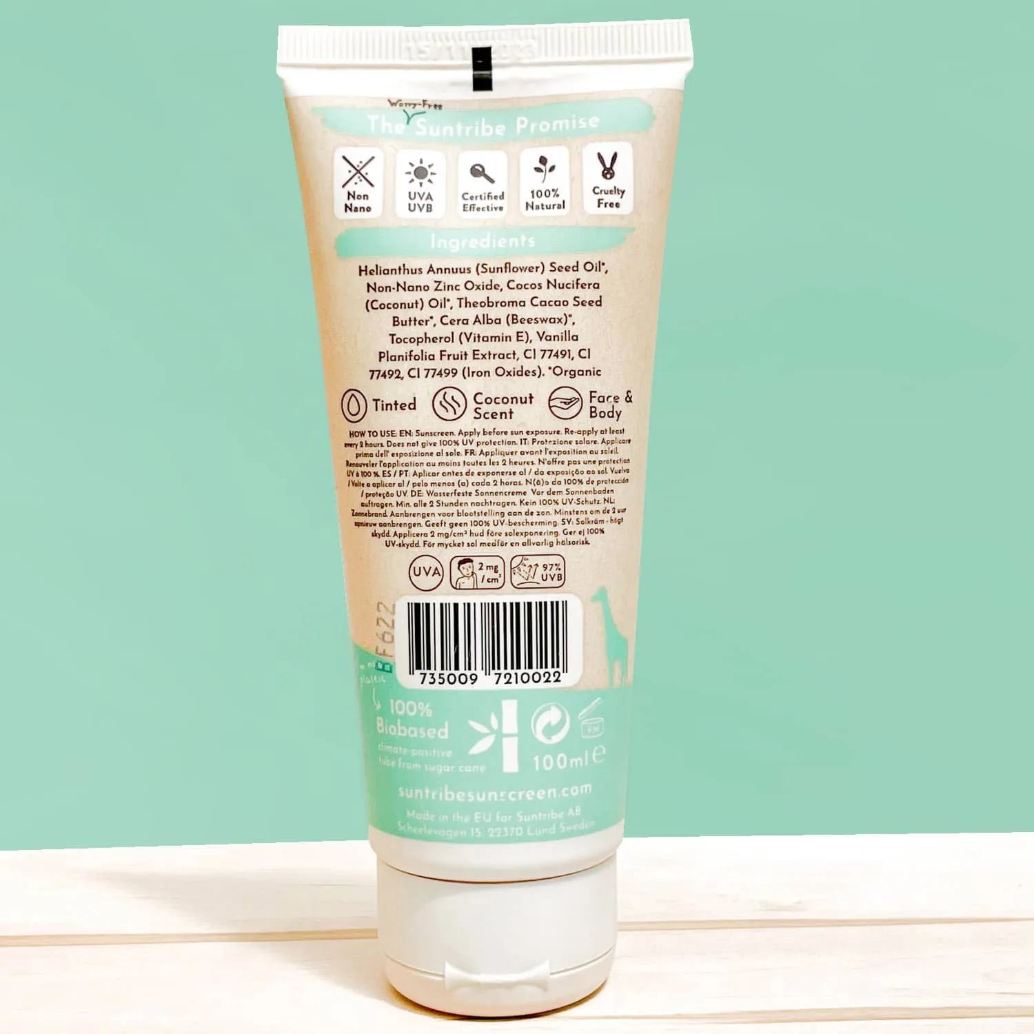 Suntribe Mineral Body & Face Sunscreen 100ml SPF30