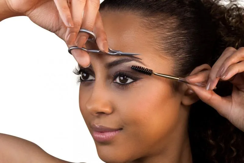 Tweezerman Brow Shaping Scissor and Brush
