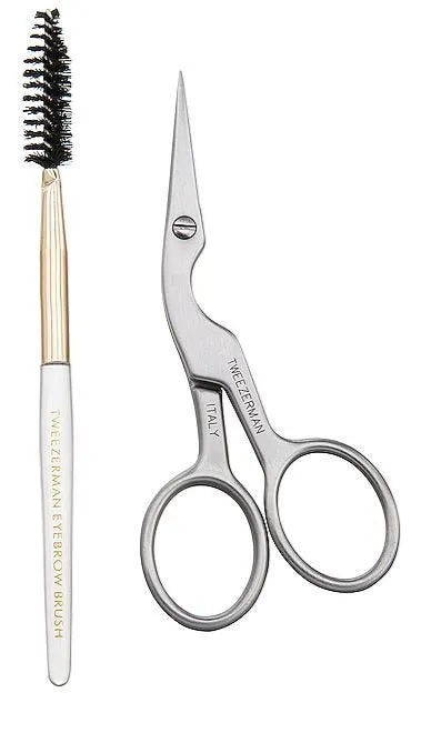Tweezerman Brow Shaping Scissor and Brush